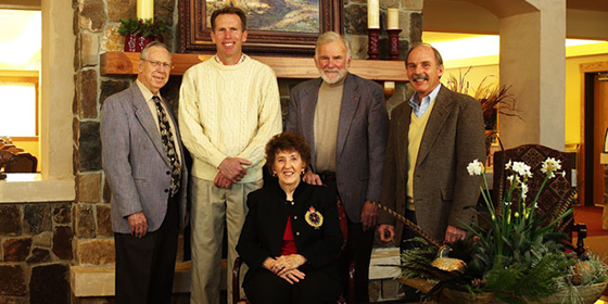 (Left to right) Founders: Eddie Clay, Kel Lorenz, Dorothy Wyatt, Harold Wyatt, Steve Wyatt